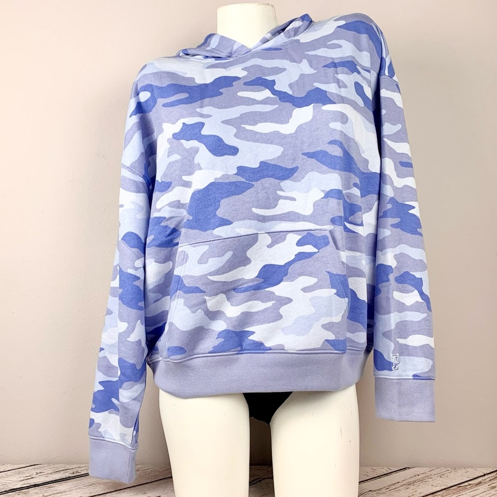 NWT Large PINK Victoria’s Secret Pullover Sweatshirt Hoodie Sweats Iris Jacket